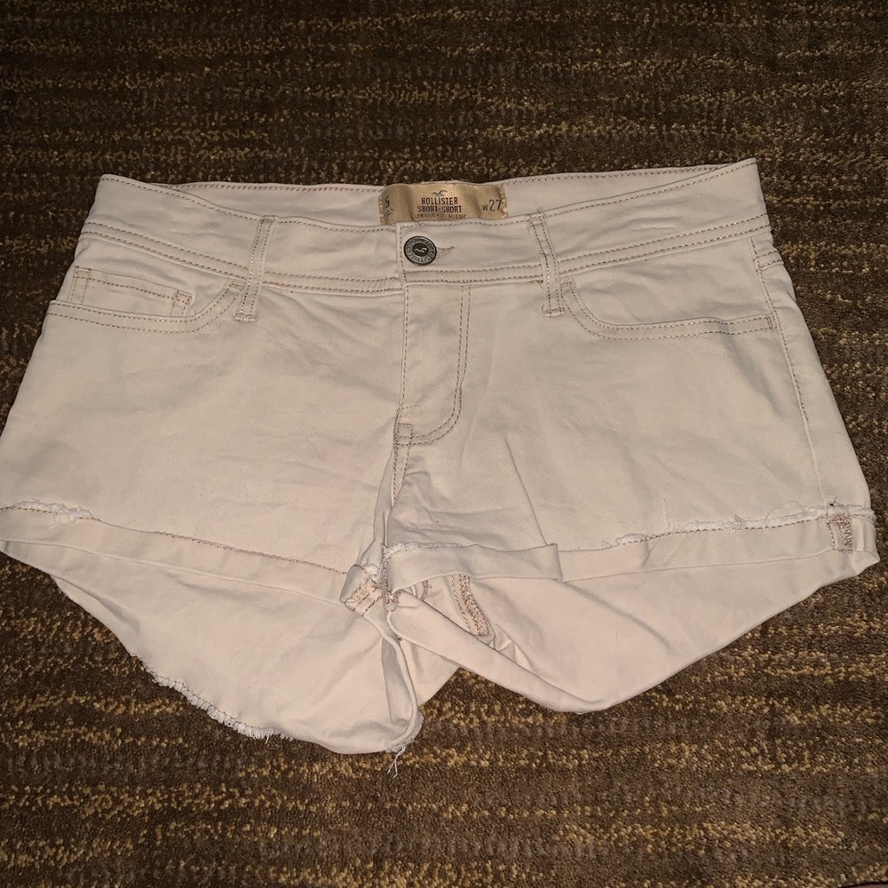 Khaki Hollister Short Shorts